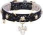 PetsHome Cat Collar, Dog Collar, PU Leather Adjustable Pet Collar by PetsHome