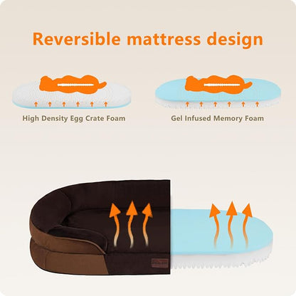 Dwanton Orthopedic Dog Bed for Large Dogs - Image 3