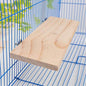 Litewoo Parrot Bird Wood Perch Platform Large Stand Shelf by Litewoo