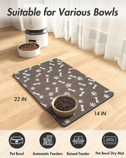MontVoo Dog Food Mat-Pet Feeding Mat - Image 8
