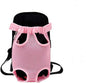 Dog Carrier Pink Legs Out Front Pet Carrier Backpack Comfortable Puppy Bag by YINGJEE