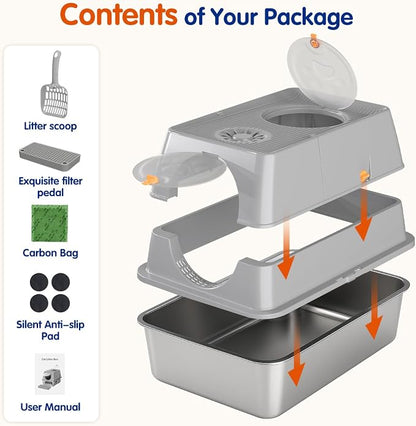 Stainless Steel Litter Box - Image 8