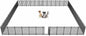 Dog Playpen Dog Fence Outdoor for Yard 47" H by Petorldog