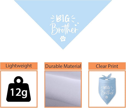 Big Brother Dog Bandana Pregnancy Announcement Gender Reveal Baby Announcement - Image 3