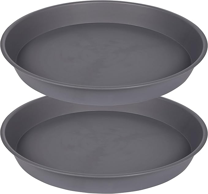 2 Pack of Bird Bath Bowl 12", 1.6" Depth, 10 12 inch Birdbath Bowls Dish Only by Bleuhome