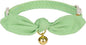 Bunny Ear Cat Collar with Bell and Bow Tie, Breakaway Cute Bowtie Kitten Collars by YUDOTE