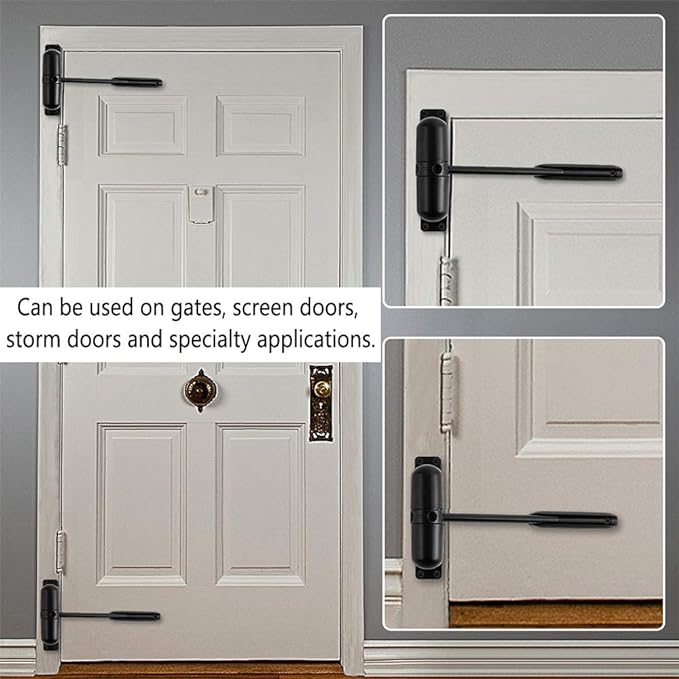 Door Closer Automatic Safety Spring Door Closer – Easy to Install to Convert - Image 7