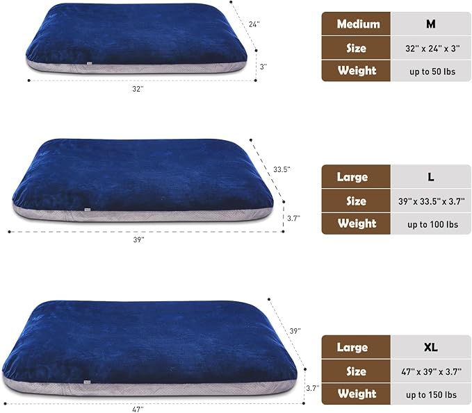 Magic Dog Super Soft Large Dog Bed, 39 Inches Orthopedic Foam Pet Beds - Image 7
