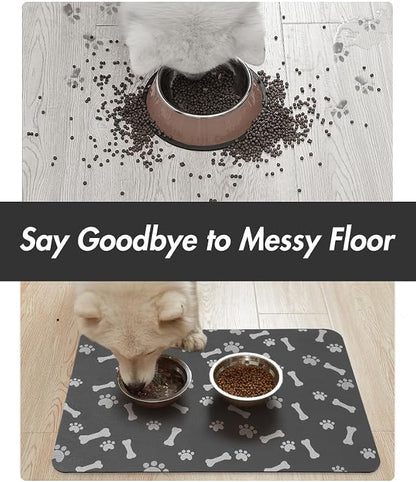 MontVoo Dog Food Mat-Large Pet Feeding Mat - Image 3