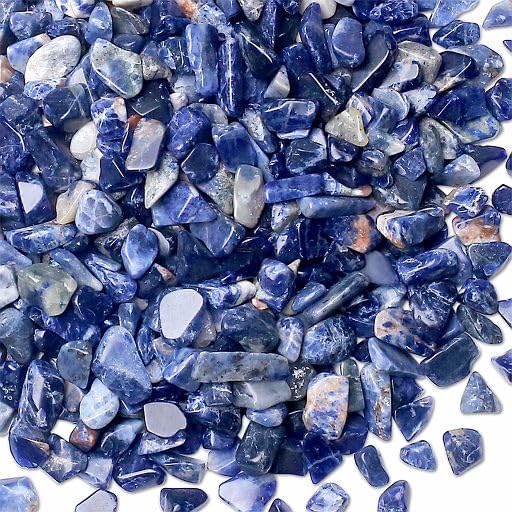 YATOJUZI Blue Sodalite Aquarium Gravel Rocks Bulk Wholesale Tumbled Crystals by YATOJUZI