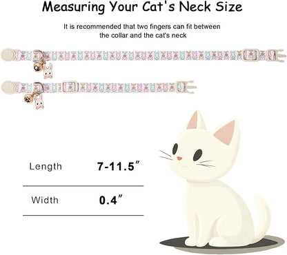 2 Pack Easter Bunny Cat Collars - Image 6