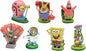 PennPlax Spongebob 7-Piece Officially Licensed Aquarium Ornament Set – Great by Penn-Plax