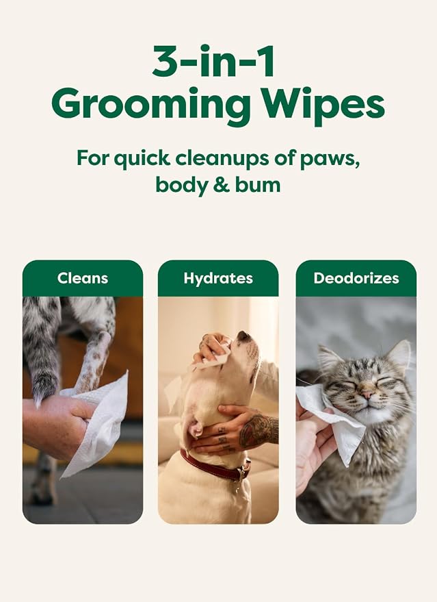 Earth Rated Pet Wipes for Dogs and Cats, Hypoallergenic, Cleaning and Hydrating - Image 4
