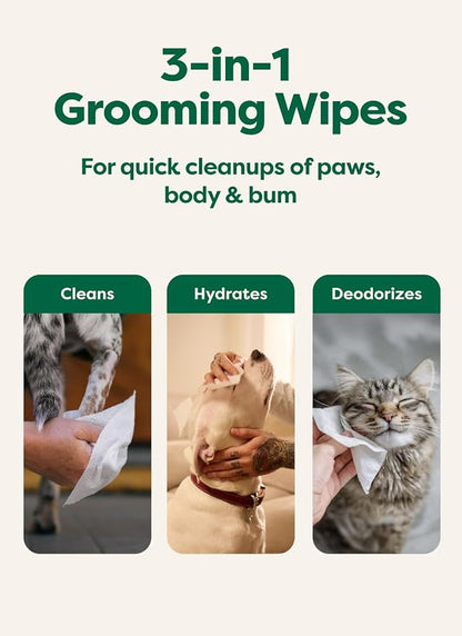 Earth Rated Pet Wipes for Dogs and Cats, Hypoallergenic, Cleaning and Hydrating - Image 4