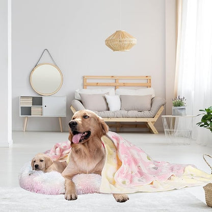 Dono 1 Pack 3 Dog Blankets, Soft Fluffy Fleece Pet Blanket Warm Sleep Mat Paw - Image 7