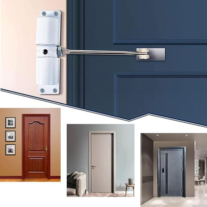 Automatic Door Closer, Zinc Alloy Safety Spring Door Closer Adjustable 30 kg - Image 7