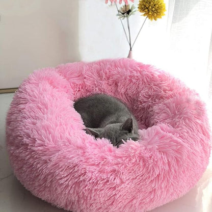 BODISEINT Modern Soft Plush Round Pet Bed - Image 3