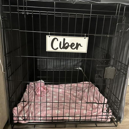 Personalized Crate Sign, Custom Dog Decor, Hanging Crate Sign, Personalized Pet - Image 9