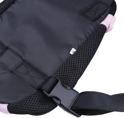 Pet Dog Puppy Cat Carrier Five Holes Backpack Double Shoulder Straps Canvas - Image 3