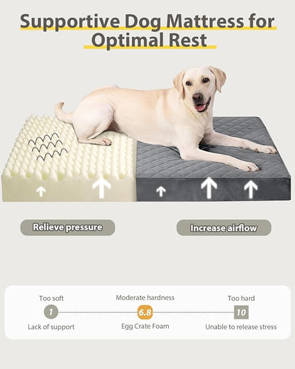 Orthopedic XL Dog Beds Large Sized Dog Waterproof Pet Bed - Image 5