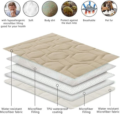 Waterproof and Anti-Slip Dog Bed Cover and Pet Blanket Sofa Pet Bed Mat ，car - Image 4