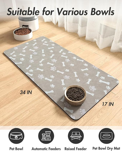 MontVoo Dog Food Mat-Pet Feeding Mat - Image 8