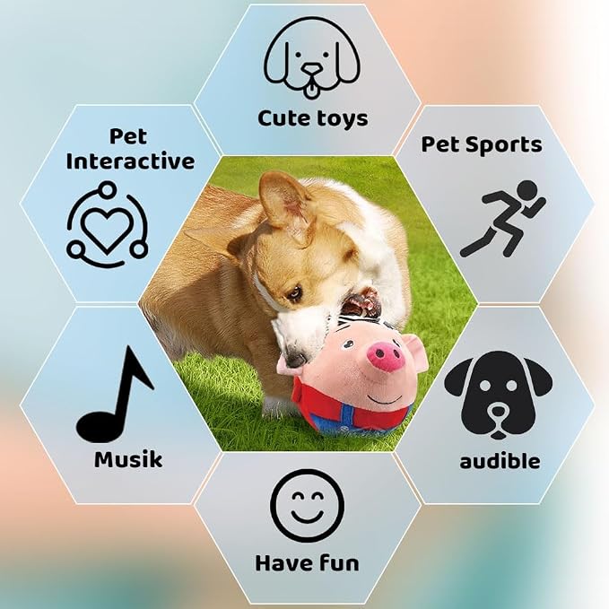 Interactive Dog Toys, Active Moving Pet Plush Toy, 2026 New shaking dog ball - Image 5
