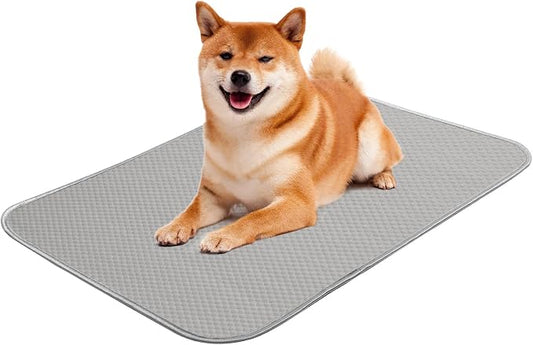 Summer Dog Cooling Mat Washable Ice Silk Self Cool Pad by Buvlnee