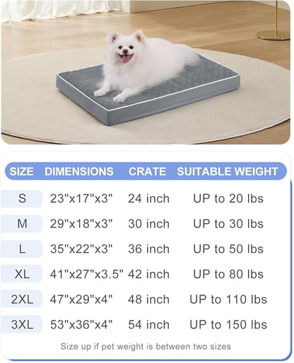 KSIIA Dog Bed for Crate Pad Waterproof for Small Dogs - Image 6