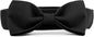 Segarty Dog Bowtie Neck Girth 12.6-18.1in, Adjustable Black Bowtie Collar by Segarty