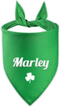 St. Patrick's Day Personalized Dog Bandana Embroidered Name Custom Neckwear Dog by Ulicoprofessionalpersonalized