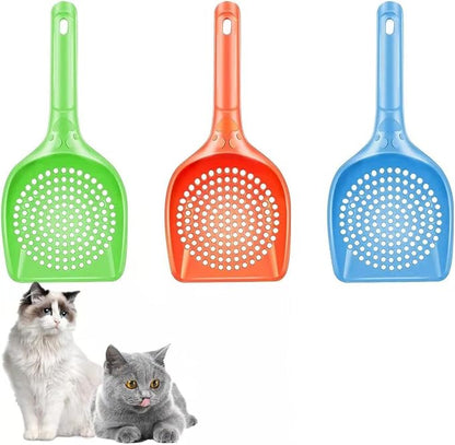 Cat Litter Scoop 3Pcs Cat Litter Scooper Long Handle Deep Shovel Cat Scooper by Eruinfang