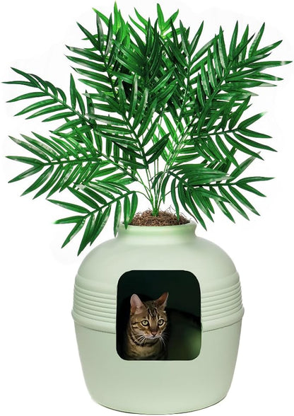 Good Pet Stuff Hidden Litter Box Planter, Decorative Cat Litter Enclosure by TheGoodPetStuffCompany