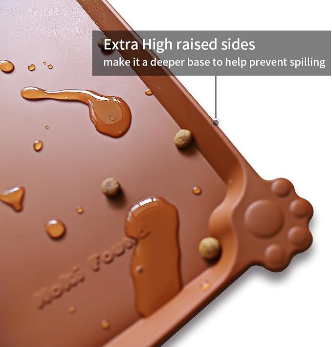 Hoki Found XX-Large Silicone Pet Food Mats Tray - Image 2