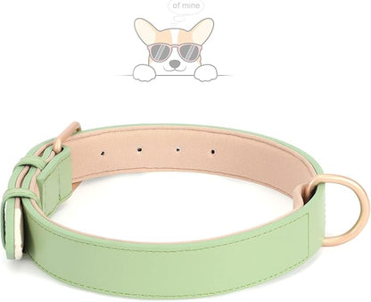WHIPPY Leather Dog Collar for Small Medium Large Dog Adjustable Soft Breathable - Image 4
