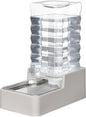 RIZZARI Stainless Steel Pet Water Feeder: 10L Large Gravity Waterer, Less by RIZZARI