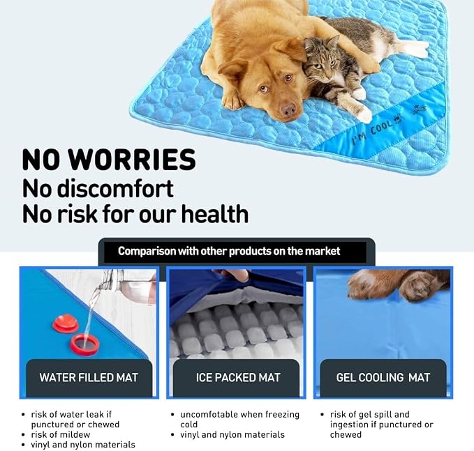 INSPECTOR TAIL Self Cooling & Traveling Mat + Free String Bag Pack/Washable & - Image 6