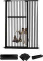 Lumizone Extra Tall Pet Gate 55.12" High Pressure Mounted 42.52"-46.64" Extra by Lumizone