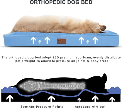 MIHIKK Waterproof Dog Beds Large Sized Dog Orthopedic Pet Beds - Image 2