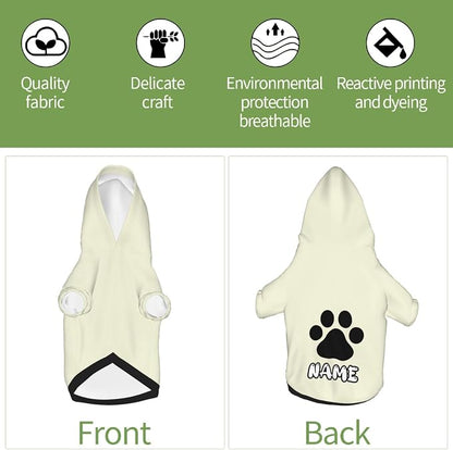 Custom Dog Hoodie Soft & Warm Design Your Own Personalized Photo Text Logo Name - Image 6