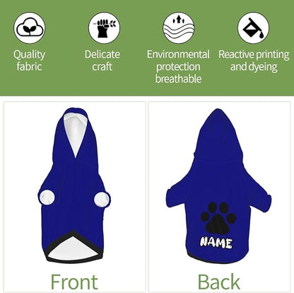 Custom Dog Hoodie Soft & Warm Design Your Own Personalized Photo Text Logo Name - Image 6