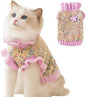 Purple Small Dog Sweater, Knitted Cat Sweater, Holiday Puppy Clothes by Anelekor