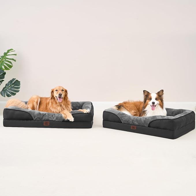 EHEYCIGA Orthopedic Dog Bed for Large Sized Dog, Waterproof Liner & Washable - Image 8