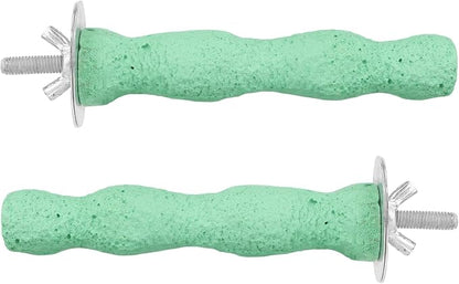 2pcs Bird Beak Grinding Stone, Resin Anti-Slip Beak Grinder Stone Perches Bird by Unknown