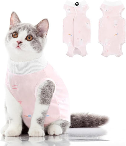 SUNFURA Cat Recovery Suit, Kitten Surgical Full Bodysuit by SUNFURA
