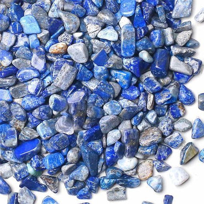 YATOJUZI Lapis Lazuli 1LB Aquarium Gravel Rocks Bulk Wholesale Tumbled Crystals by YATOJUZI