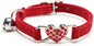 CHUKCHI Pink Soft Velvet Safe Cat Adjustable Collar by CHUKCHI