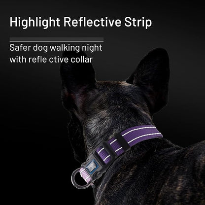 Roses&Poetry Dog Collars for Medium Dogs, Adjustable Durable Pet Reflective Dog - Image 5