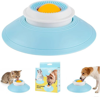 Dog Cat Licks Toys for Liquid Food, Anxieties Relief Slow Feeder Dog Lick Ball by Unknown