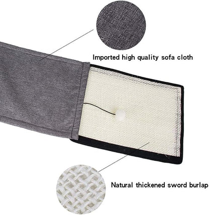 HAOZAIKEJI Cat Scratcher Mat Sofa Protector Natural Sisal Cat Scratching Mat - Image 5